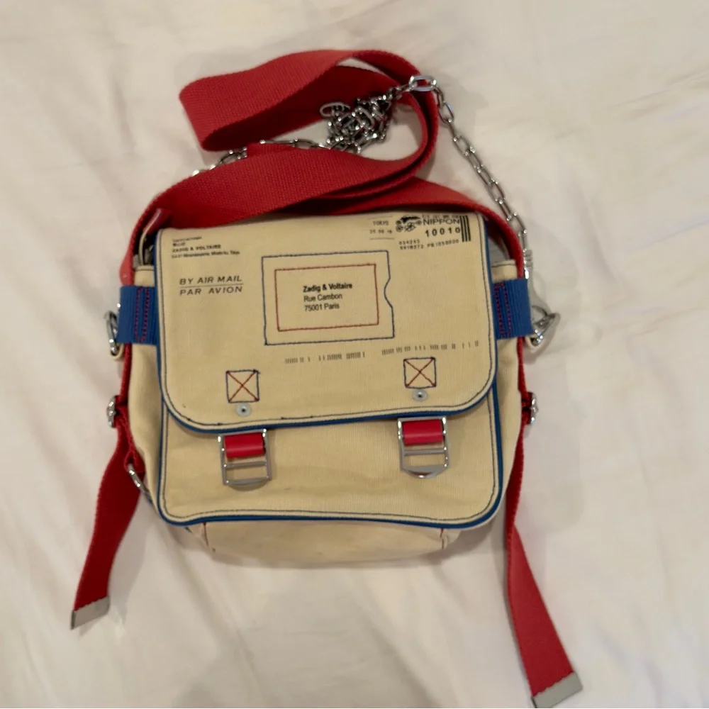 Zadig&Voltaire Canvas Messenger Bag - Picture 2 of 12